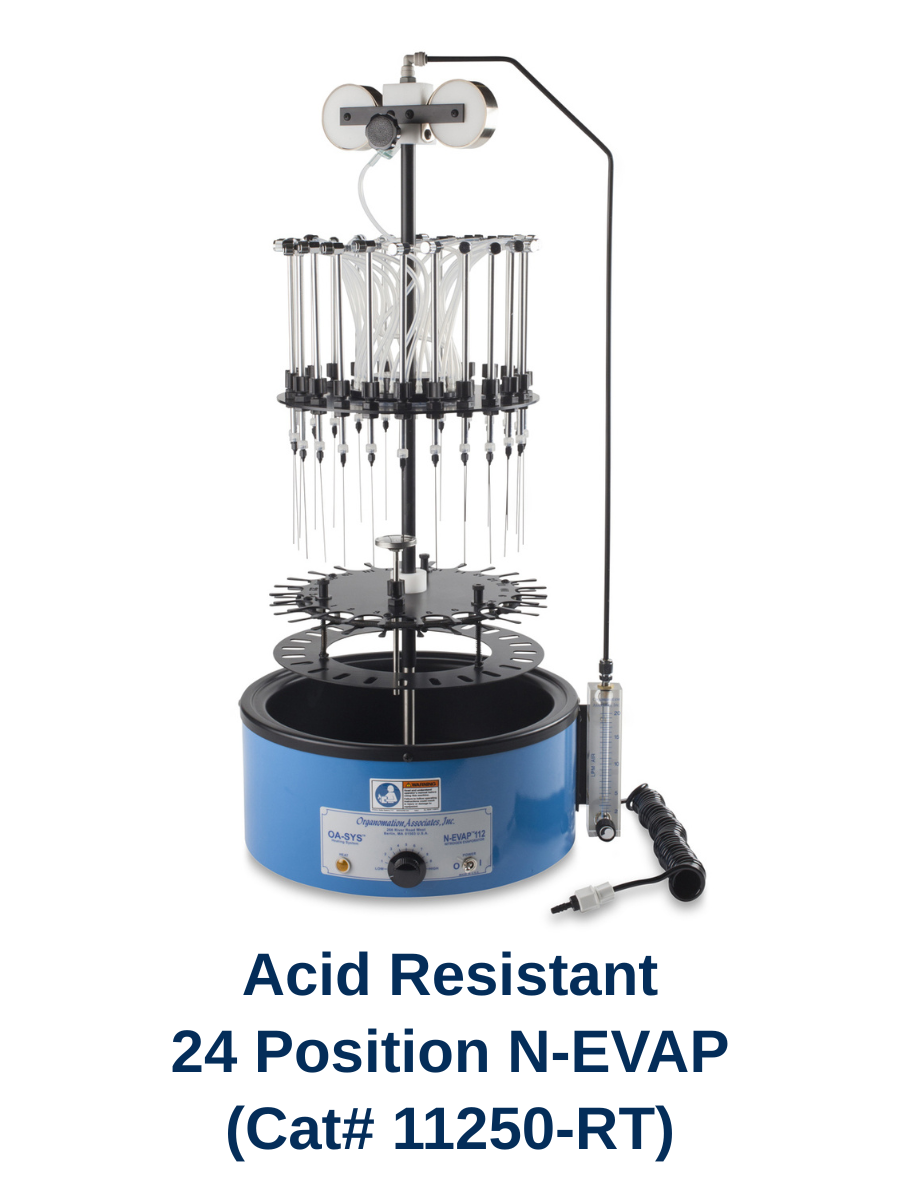 Acid resistant 24 position N-EVAP