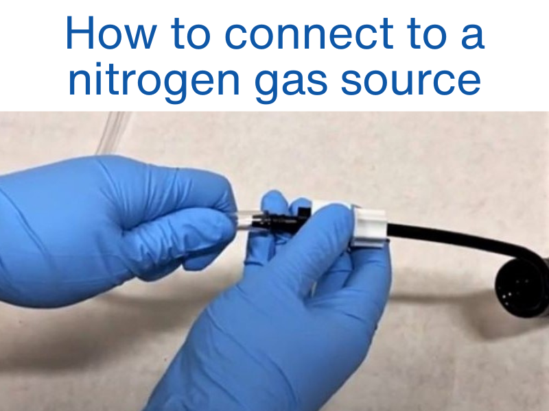 How to connect to a gas source