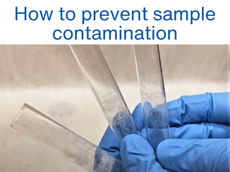 How to prevent sample contamination